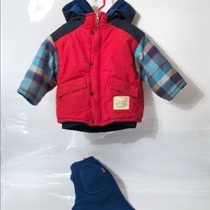 Cakewalk Hooded Coat / Jacket 2T (Euro 92) & Pants 3T (Euro 104) Set